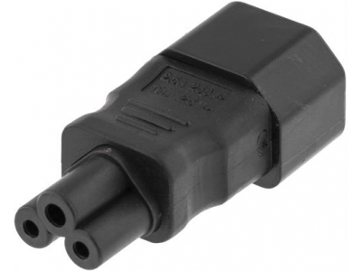 DELTACO Power Adapter, IEC 60320 C14 to IEC 60320 C5, 250V / 2.5A, black DEL-1011 DEL-1011 202010081009