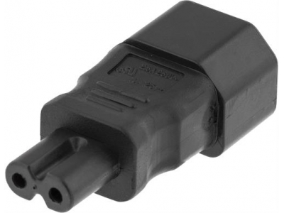 DELTACO Power Adapter, IEC 60320 C14 to IEC 60320 C7, 250V / 2.5A, DEL-1012 DEL-1012 202010081010