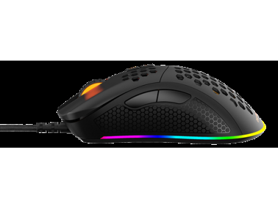 Mouse DELTACO GAMING wired, 6400 DPI, RGB, USB, black / GAM-108 GAM-108 202010130003