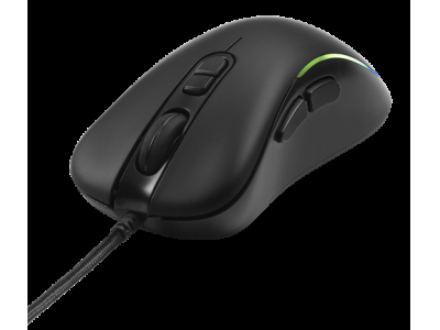 Mouse DELTACO GAMING wireless, 16.000 DPI, RGB, USB-C/USB-A, black / GAM-107 GAM-107 202011051002