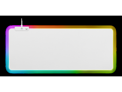 Mousepad DELTACO GAMING WHITE LINE RGB mousepad, 900x360x4mm, 13 LED modes, white / GAM-079-W GAM-079-W 202103251007