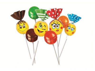 Karameles ROSHEN ar dažādām garšām Lollipops, 1kg (0.92kg)  