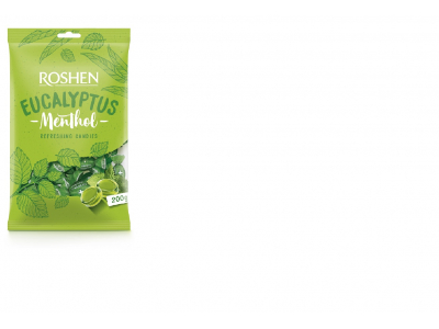 Karamele ROSHEN Menthol Eucalyptus, 200g  